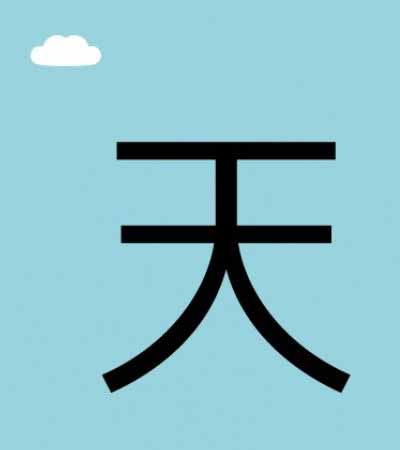 Китайский иероглиф Небо